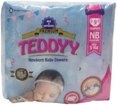 TEDDY NEWBORN BABY DIAPERS 9